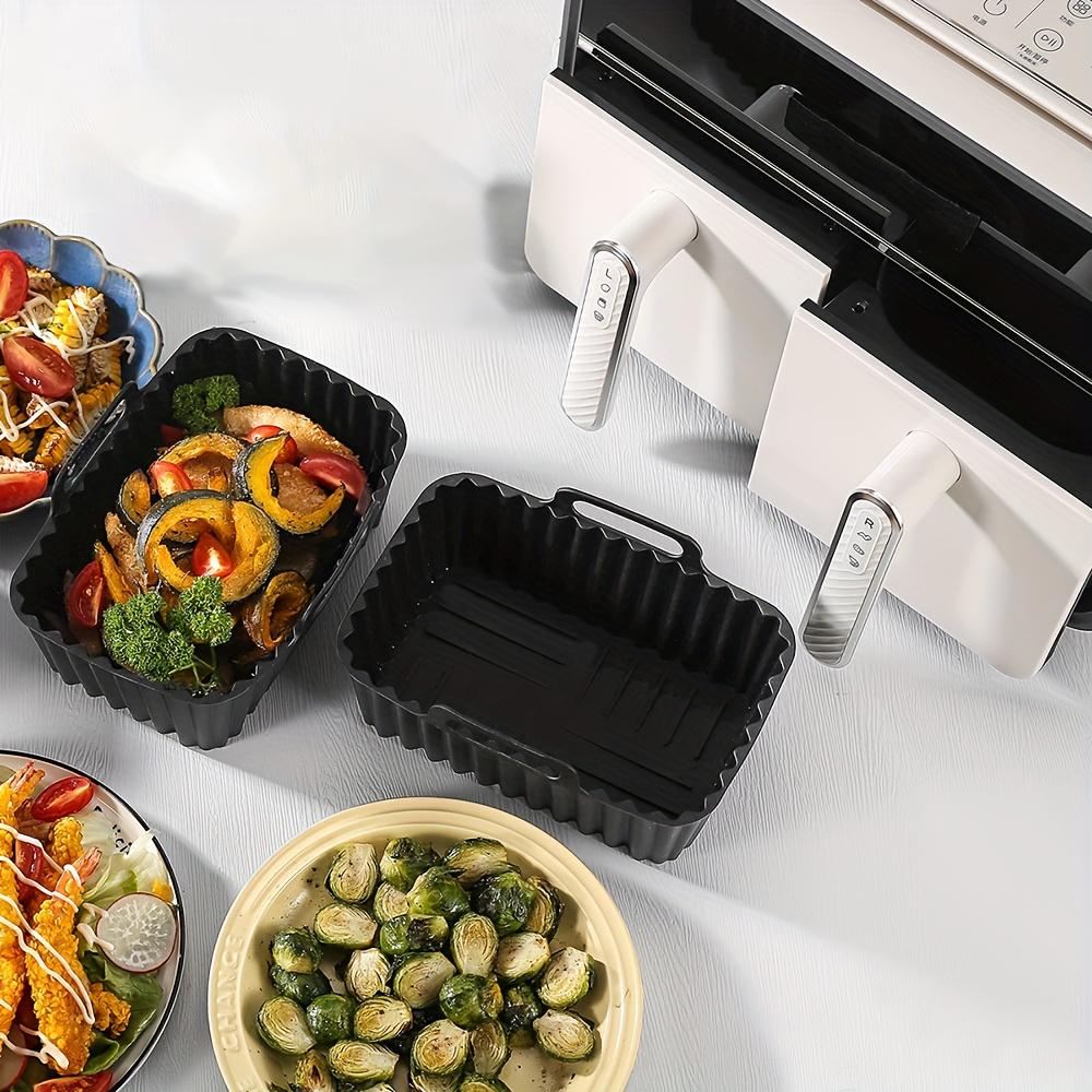 2Pcs Air Fryer Silicone Pot Ai - Air Fryer Silicone Pot Liner recension och pris