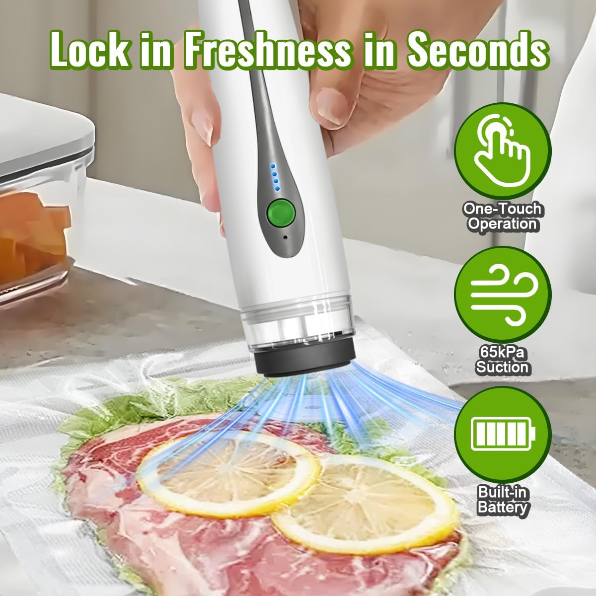 Automatic Mini Vacuum Sealer P - Food Vacuum Sealer Machine recension och pris
